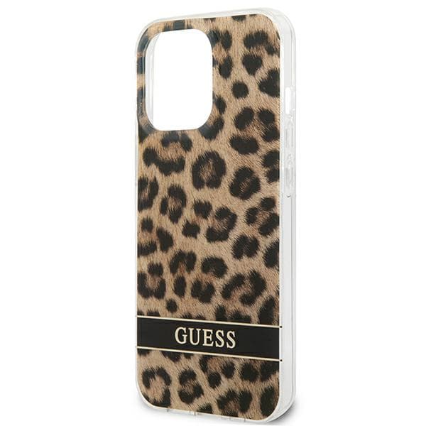 Guess Leopard-skal till iPhone 13 Pro / 13, brunt