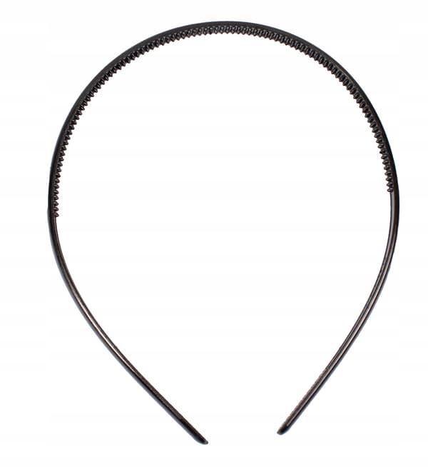 Svart hårband 8 mm 1 st