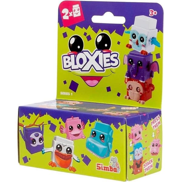 Bloxies figuuri 4,5 cm 2 kpl sekoitus