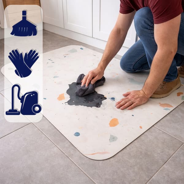 [förpackning] Halkfri gummimatta 60x90cm D28869
