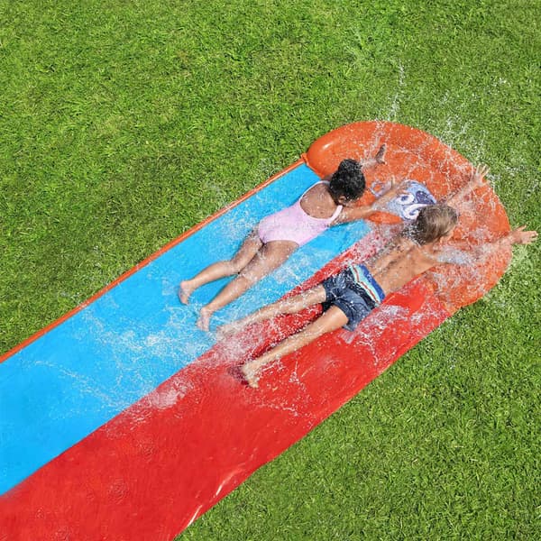 Bestway H2OGO Tsunami Splash Ramp Rutsjebane, Dobbelt