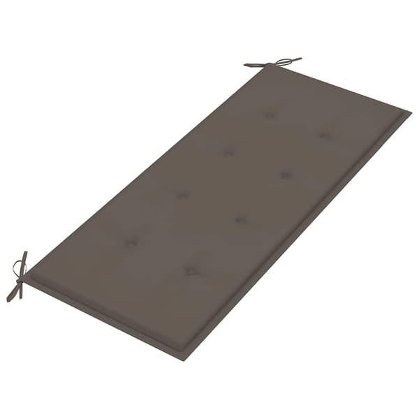 vidaXL Puutarhapenkki tyynyllä 120 cm bambu