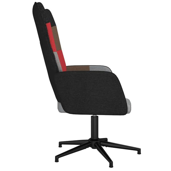 vidaXL patchwork lænestol, betrukket med stof
