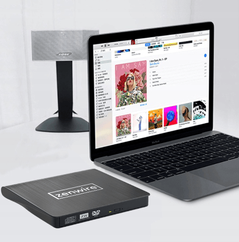 ECD829-Y USB 3.0 DVD- och CD-brännare, gul
