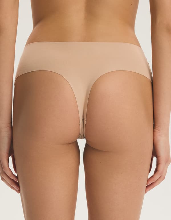 PERSILIA Högmidjade Stringtrosor 2-pack Esotiq | Beige XL