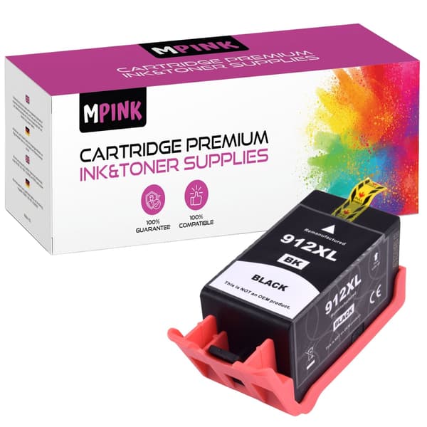 Muste HP 912XL BK GP -tulostimelle
