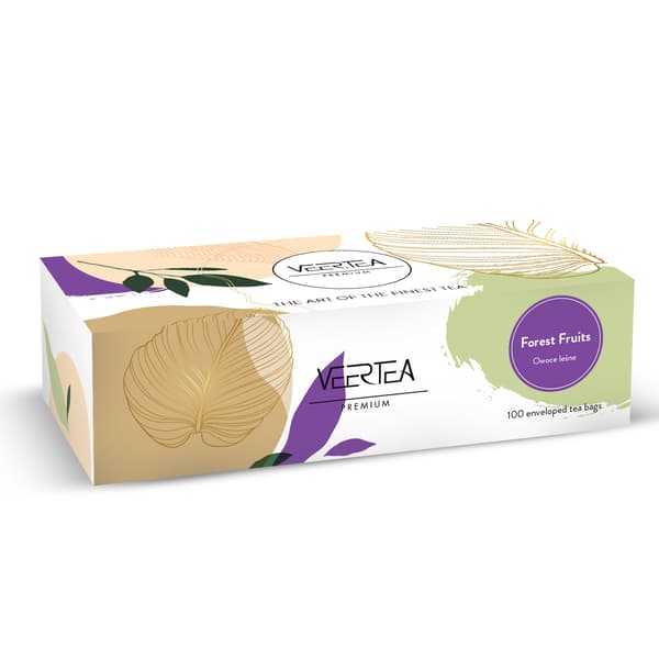 Veertea skogsfruktsinfusionsset 2 g 100 kuvert