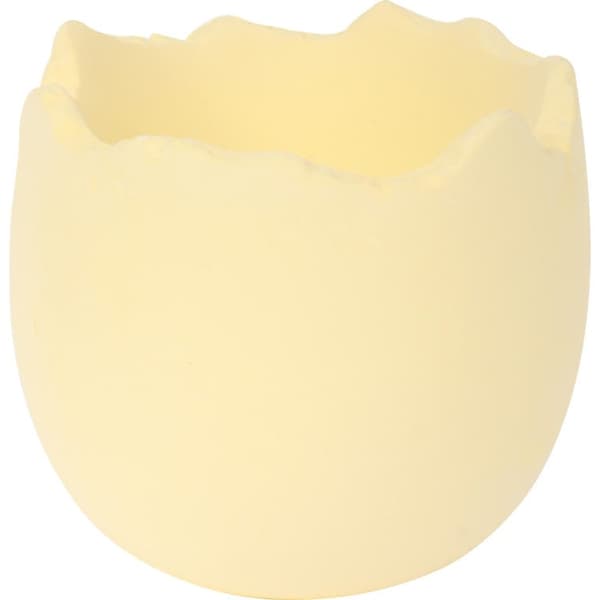 Keramikbeholder til karse, gul, 8 cm