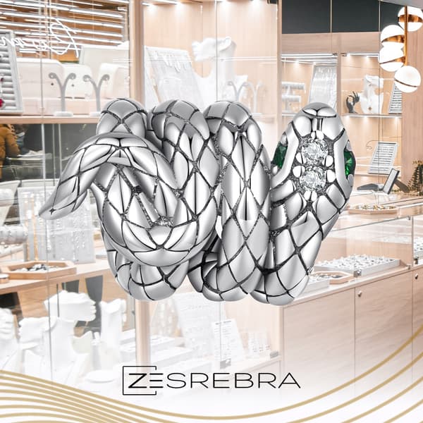 Berlocker ORM orm BOA silver pr 925 pärla hänge silverpärlor S925