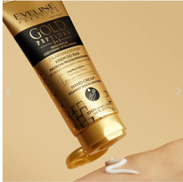 Eveline Gold Peptides håndcreme mod misfarvning 75 ml