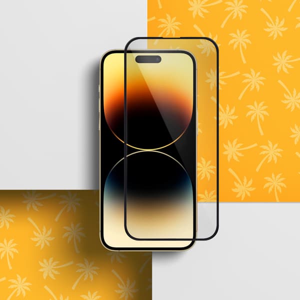 9D Flexi Palm Keramiskt Glas för iPhone 14 Pro Max