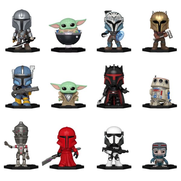 Funko Mini Star Wars Mix Mystery Mini Random Mandalorian samlarfigur