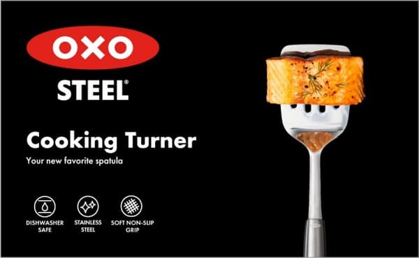 Köksspatel i stål, STÅL / OXO