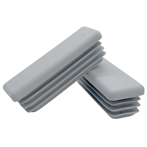 Invändig lock för profilstolpetak 50x20 100 ST grå
