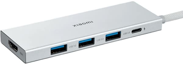 Xiaomi 5-i-1 Type-C HDMI Grå USB Hub (BHR8804GL)