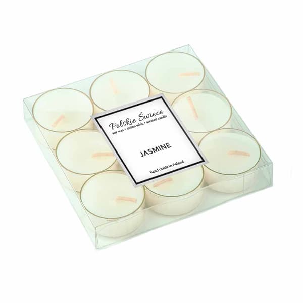 AROMATISKE SOJAVARMERE a'9 JASMINE Fyrfadslys
