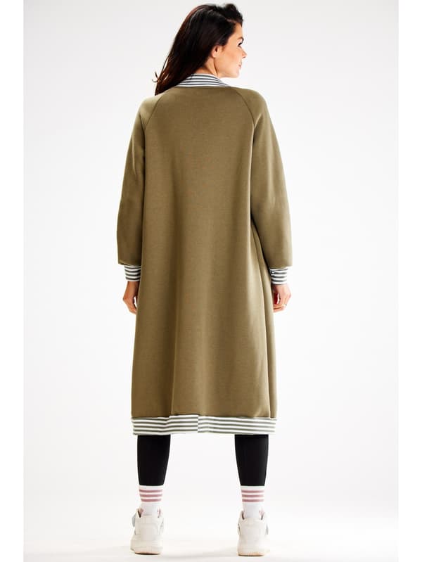 Väljä neuletakki - Khaki S/M