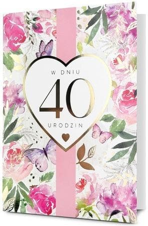 Kort B6 Födelsedag 40