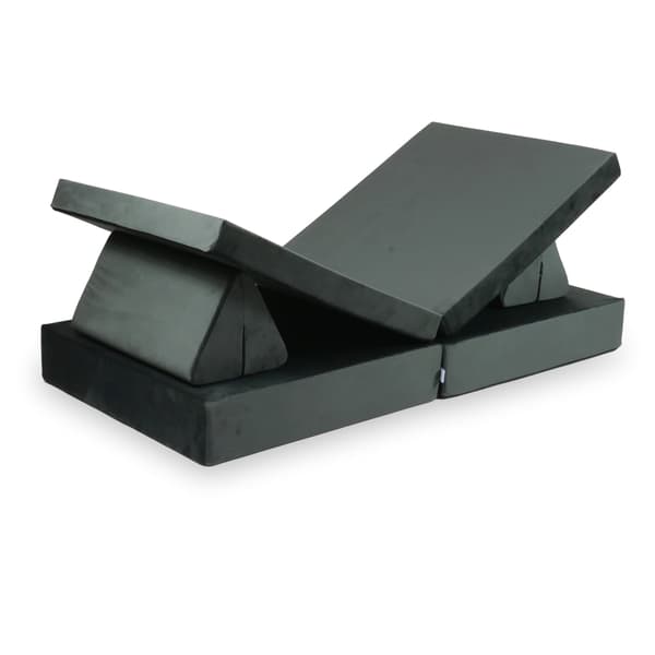 Montessori Comfort sammet grafit leksoffa