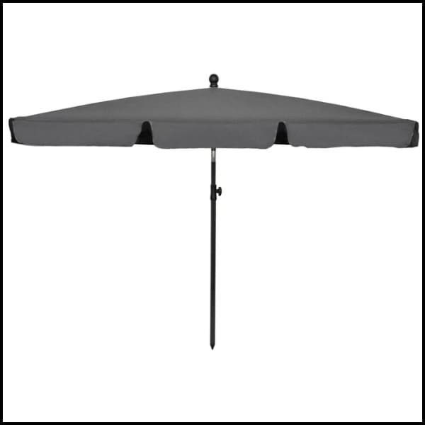 GRAFIT BALKONPARASOL 200X130CM REKTANGULÆR ARMOR HAVETERRASSE