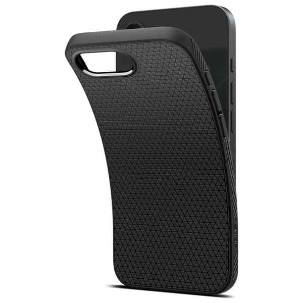 Spigen Liquid Air -kotelo iPhone 16e:lle, mattamusta