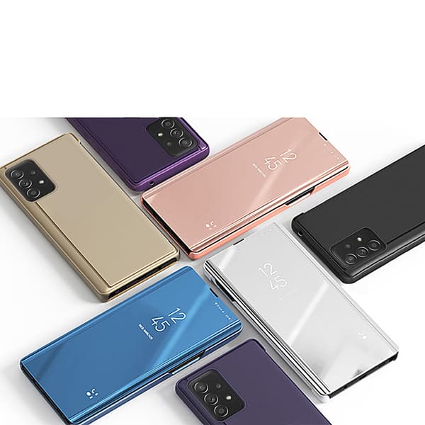 Samsung Galaxy A73 Clear View-cover - Sort