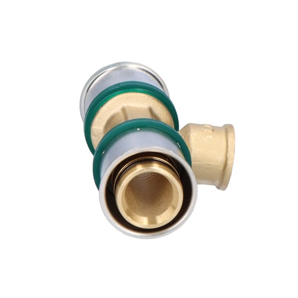 Messing-T-stykke GW ultraPRESS - 32 Rp1/2"