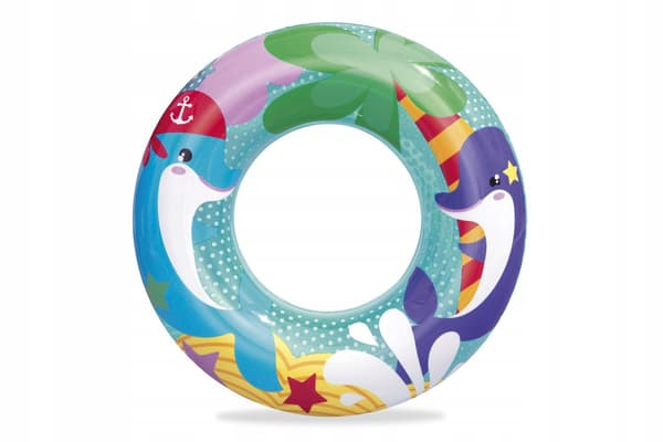 Uppblåsbar ring havsdjur 51cm B36113