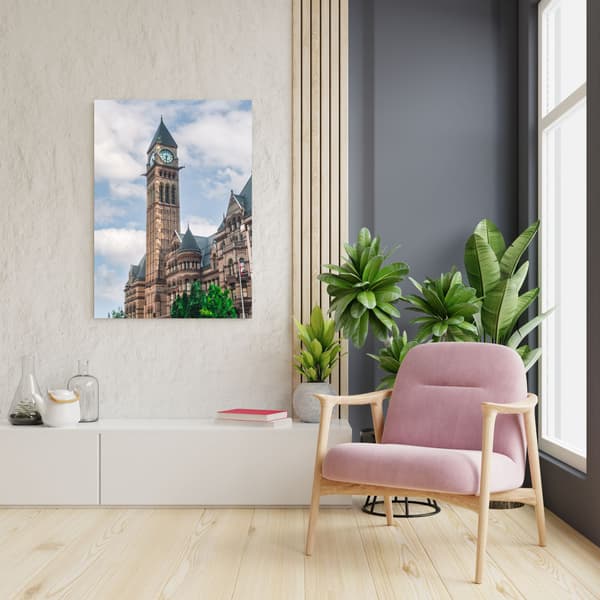 Canvastavla Arkitektur Klocktorn 60x120