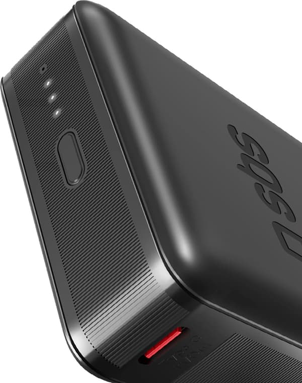 Powerbank SBS 10000 mAh 20W musta