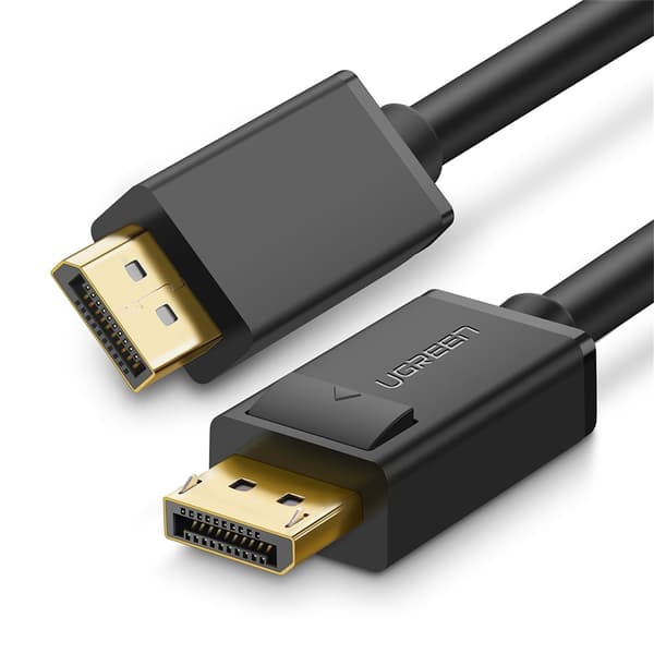 DisplayPort HDR 3D 4K Kabel 1m Sort