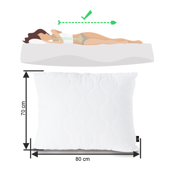 ROYAL SOFT kudde 70x80cm 2-pack