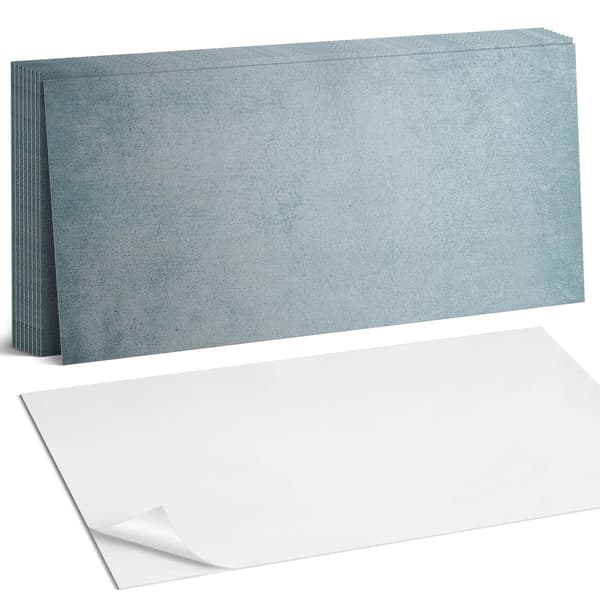 Keittiöaiheinen vinyylilaattasetti, sileä pinta, 10x40x20 cm