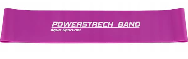 Sæt med 4 mini lyserøde elastikker Powerstretch AQUA-SPORT AS6249