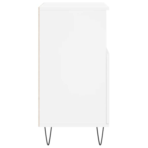 vidaXL kommode, hvid, 60x35x70 cm, træbaseret materiale