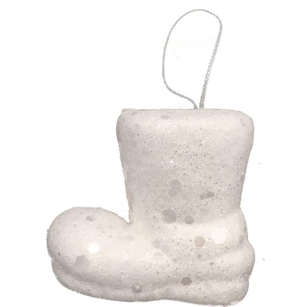 Sæt med 6 hvide styrofoam skovedhæng
