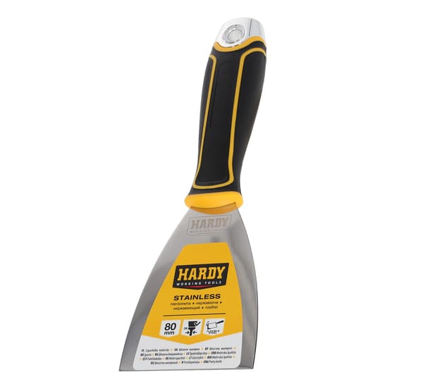 Hardy 64-serien fleksibel spatel i rustfrit stål 8 cm