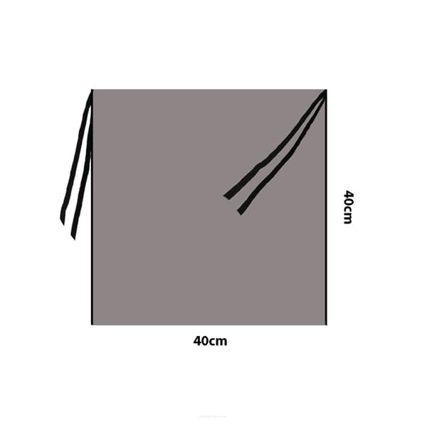 TIP 40x40 puutarhatuolin pehmuste, PULLOVIHREÄ, vedenpitävä, irrotettava päällinen