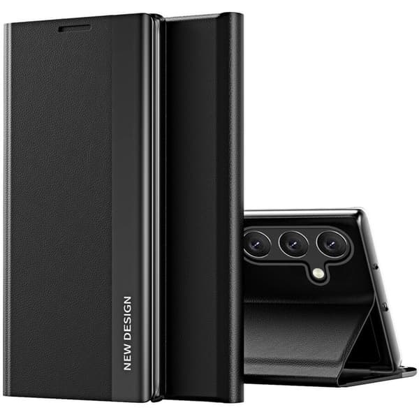 Samsung Galaxy A35 5G Flip Cover, Magnetisk Side, Sort
