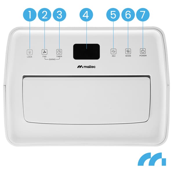 Maltec Affugter DH-20330A Elektronisk 330W 20L + WiFi
