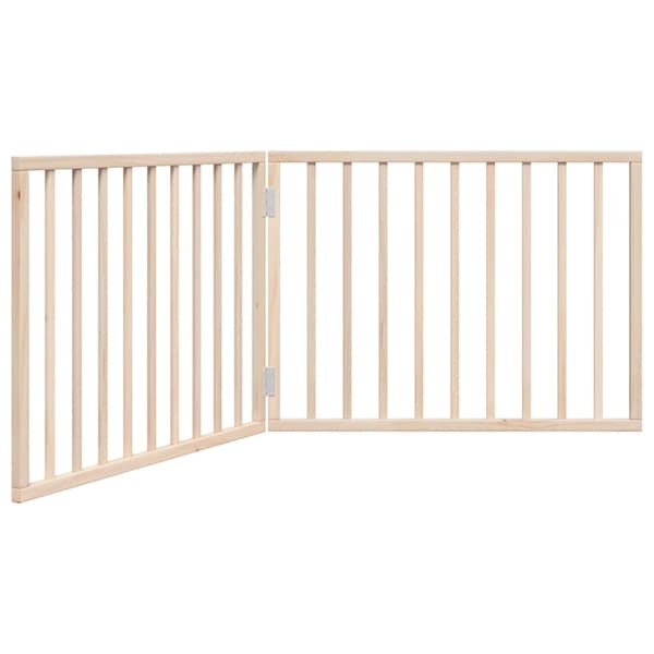 vidaXL foldbart sikkerhedsgitter til hunde, 2 paneler, 160 cm