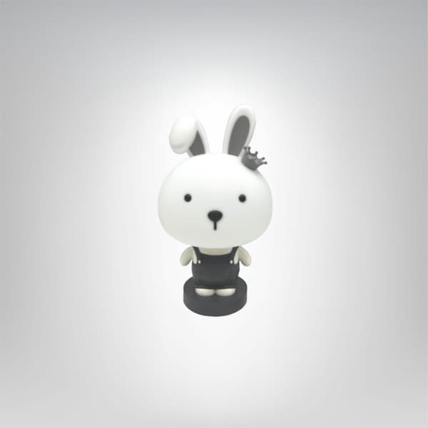 Dekorativ lampe med kanin E14 - Grå