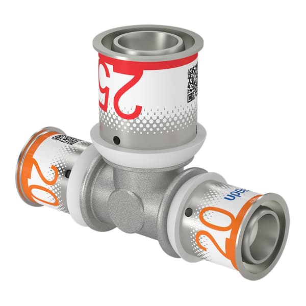 Uponor S-Press Plus Reduktions-T-stykke 20-25-20