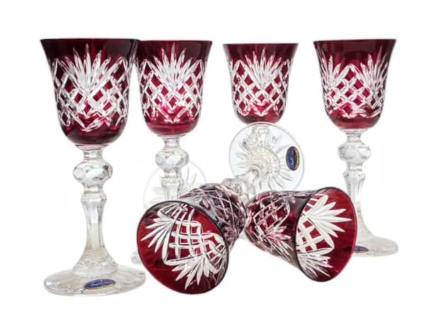 Ruby Crystal Likørglas 60 ml Ananas