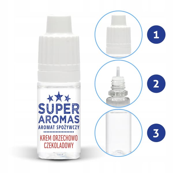 Super Aromas Choklad- och Nötkrämaroma. 10ml