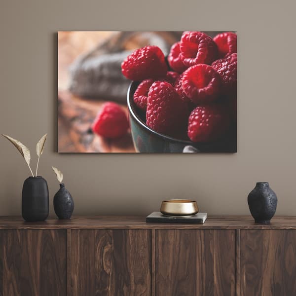 Canvastavla Rött hallonkök 120x60 cm