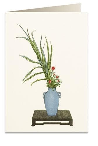 B6 kort + kuvert 6014 Orientalsk blomst