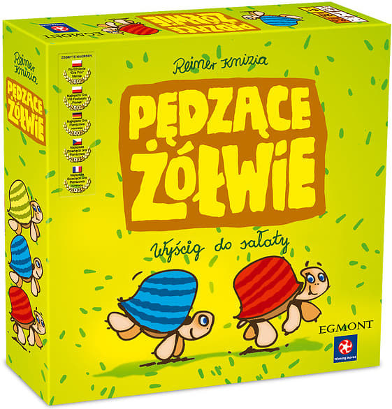 Springande sköldpaddor. Brädspel. Egmont-spel.