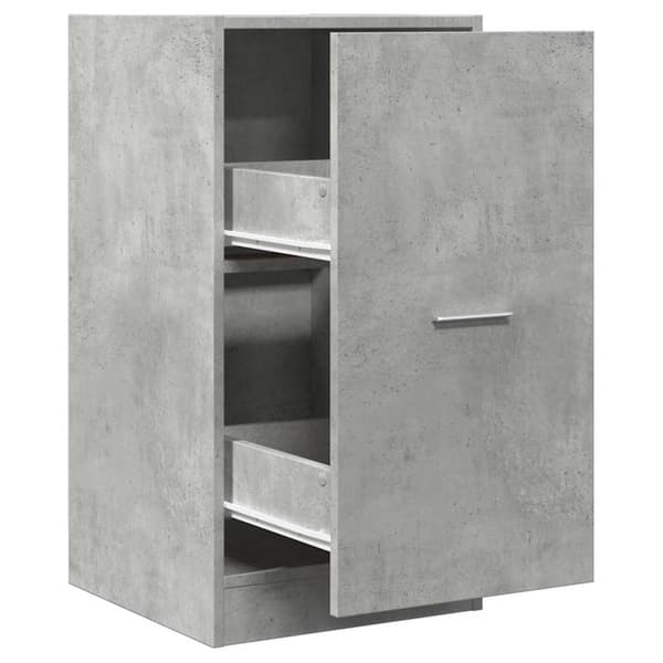 vidaXL Apteekkikaappi betoninharmaa 40x41x77,5 cm