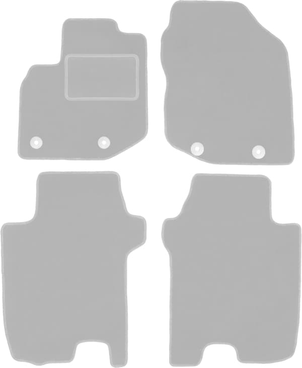Grå bilmåtter til: Honda Jazz III hatchback (2008-2011)